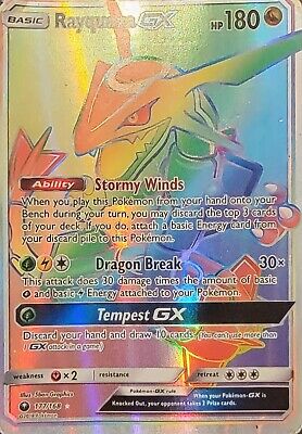 Rayquaza-GX 177a/168 Celestial Storm Pokémon TCG - Portuguese NM/M