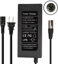 24V 2A Scooter Charger For Jazzy Power Chair XLR Mobility Rascal 370 Fold & Go