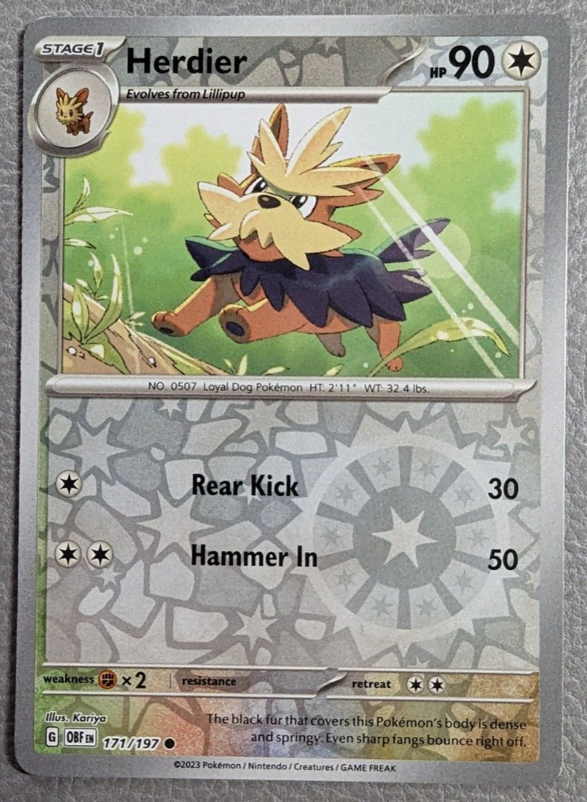 herdier pokemon card value Pokémon TCG - Herdier - 073/086 - JP - Master Ball main image 0