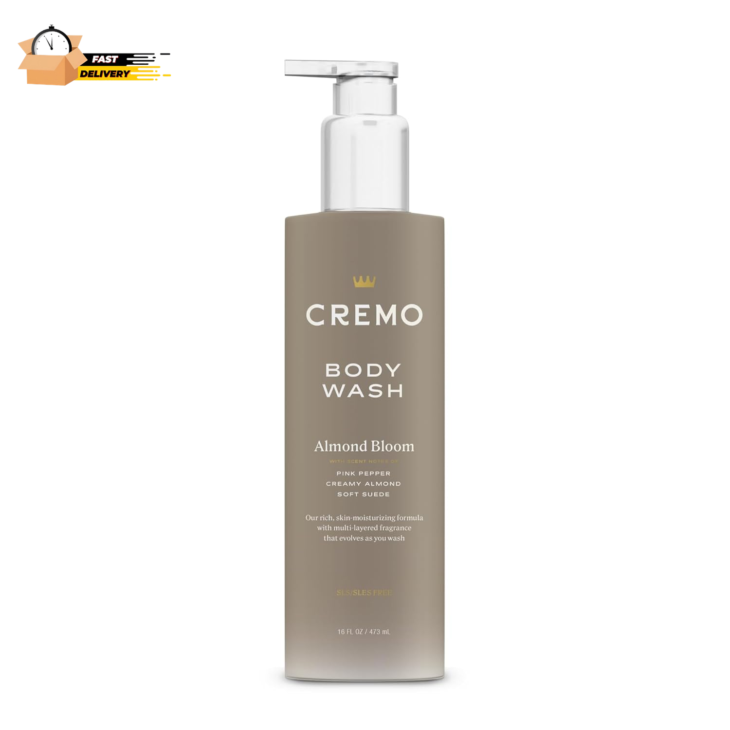 Almond Bloom Women's Body Wash with Spicy Pink Pepper & Skin Moisturizing Formula