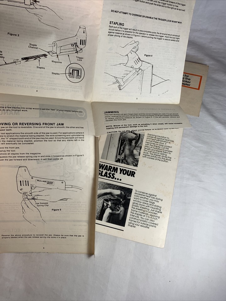 Black & Decker 9700 Electric Stapler Owner's Manual eBay