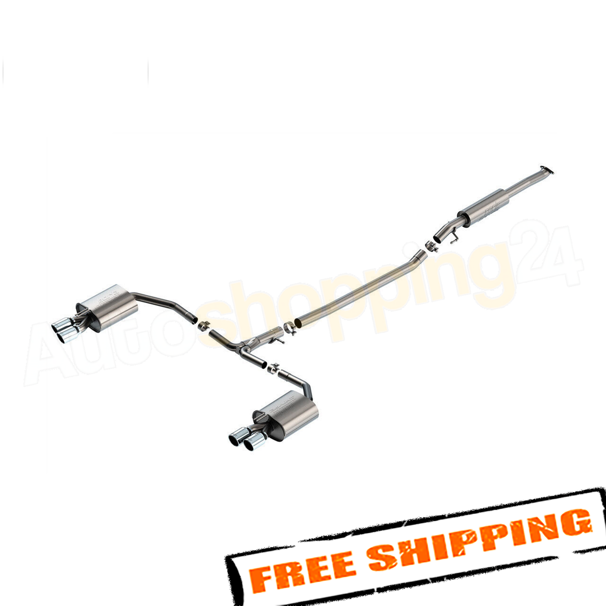Borla 140891 S-Type Catback Exhaust for 2021-2024 Kia K5 GT 2.5L