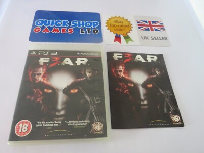 F.E.A.R 3 PS3 Playstation 3 FEAR F.3.A.R Pal 