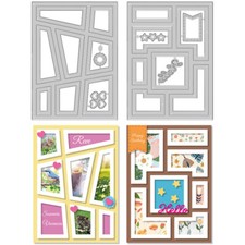 1set Carbon Steel Cutting Dies Stencils for Scrapbooking Photo Album tive