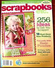 Scrapbooks etc. Magazine - May/June 2008 - Vintage  NLA - Scrapbooking