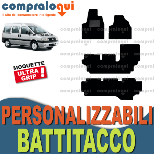 Tappeti Gomma FIAT SCUDO Van dal 2007 su misura