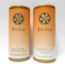 Lot of 2 Avon Timeless Shimmering Perfumed Talc Body Powder 1.4 oz New  Sealed