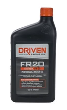 FR20 5w20 Synthetic Oil 1 Qt Bottle DRIVEN RACING OIL 3006