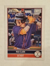 MAX CLARK 2026 Onyx Vintage BASE CARD #OVMACL Tigers