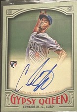 CARL EDWARDS JR. RC 2016 TOPPS GYPSY QUEEN GREEN ROOKIE AUTO SP /99