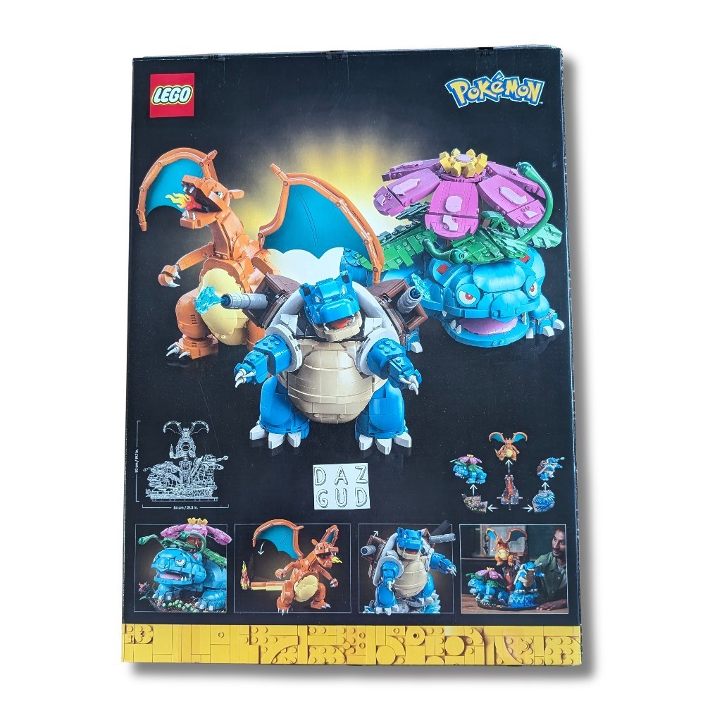 LEGO Pokemon Venusaur, Charizard and Blastoise Set 72153 IN HAND
