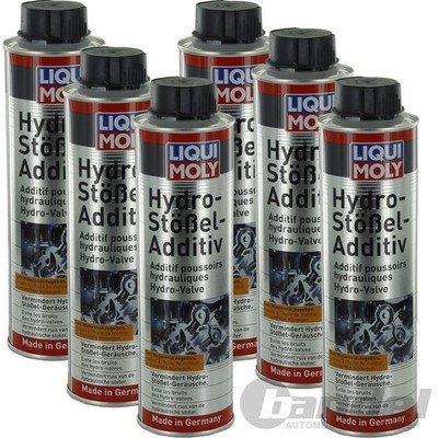 6x 300ml LIQUI MOLY HYDROSTÖSSEL ADDITIV HYDRO STÖßEL MOTORÖL REINIGER ÖL ZUSATZ