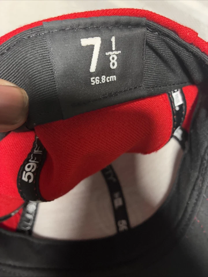 Lote de 3 chapéus ajustados 59fifty tamanho 7-1/8 - Imagem 3 de 4