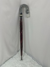 Vintage ARAMIS 44 CHESS THEME Umbrella MultI-Color Wood Chess Handle