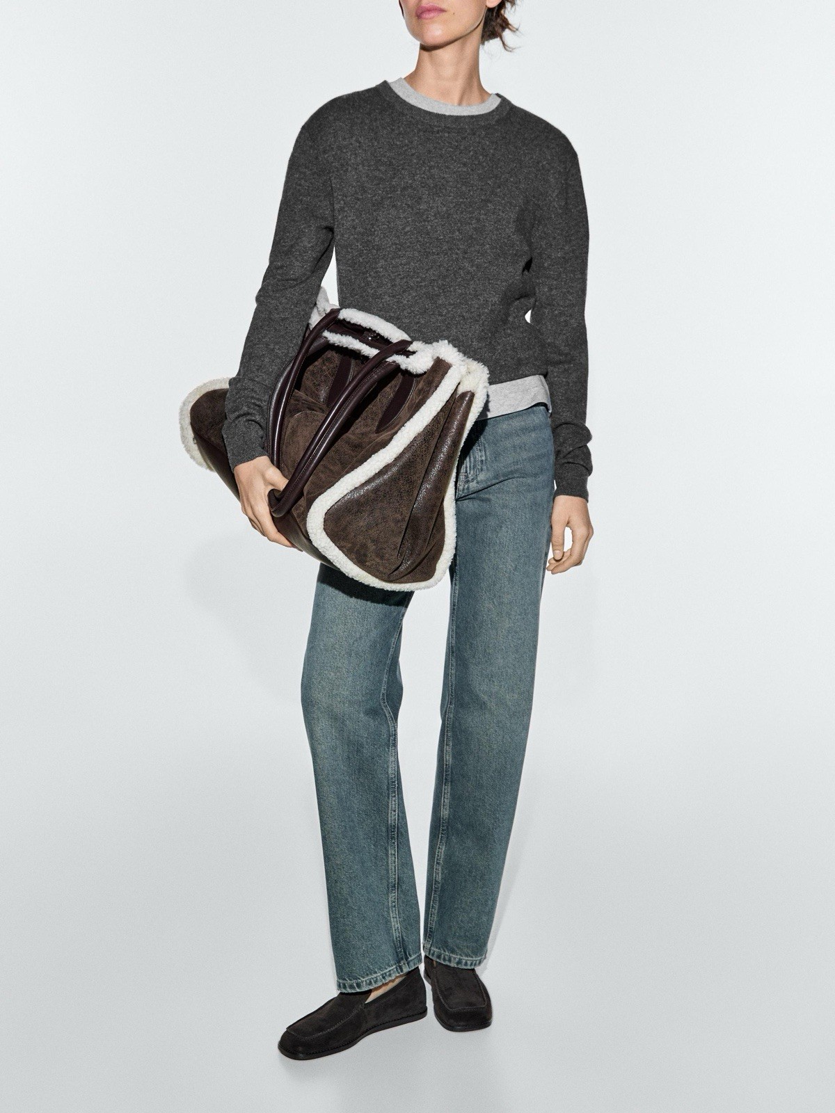 MASSIMO DUTTI DOUBLE-FACED MD ICON BAG image 6