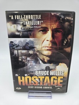 Hostage (DVD, 2005, Canadian Widescreen, Bruce Willis, Action Thriller)