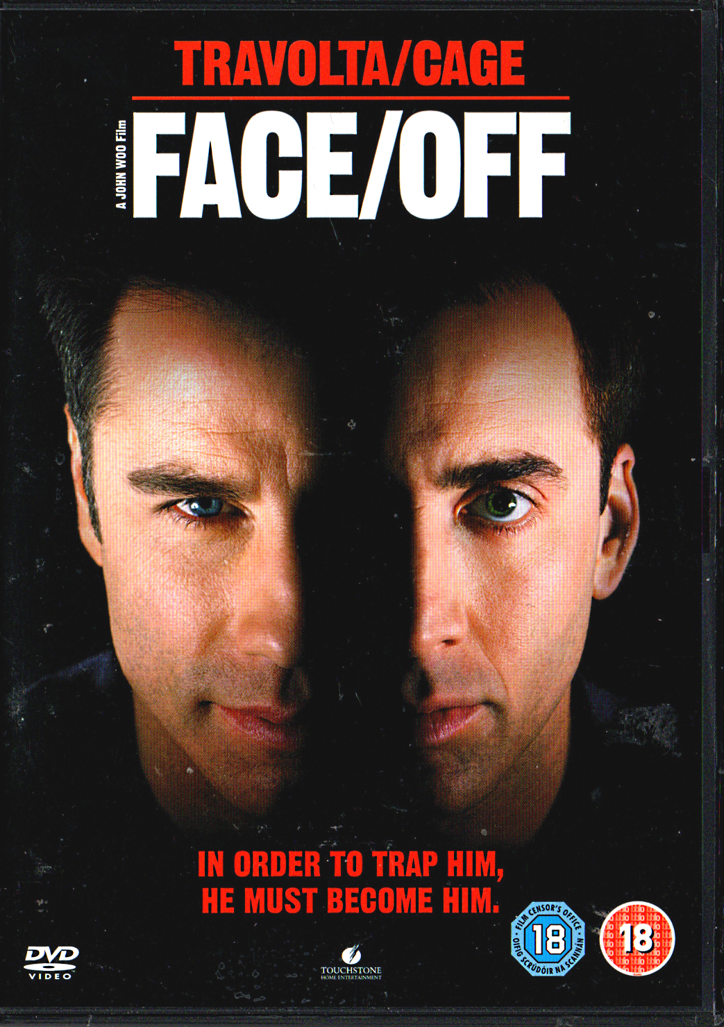 Face/Off - DVD - 18 - Thriller Movie - Nicholas Cage & John Travolta - FAST POST