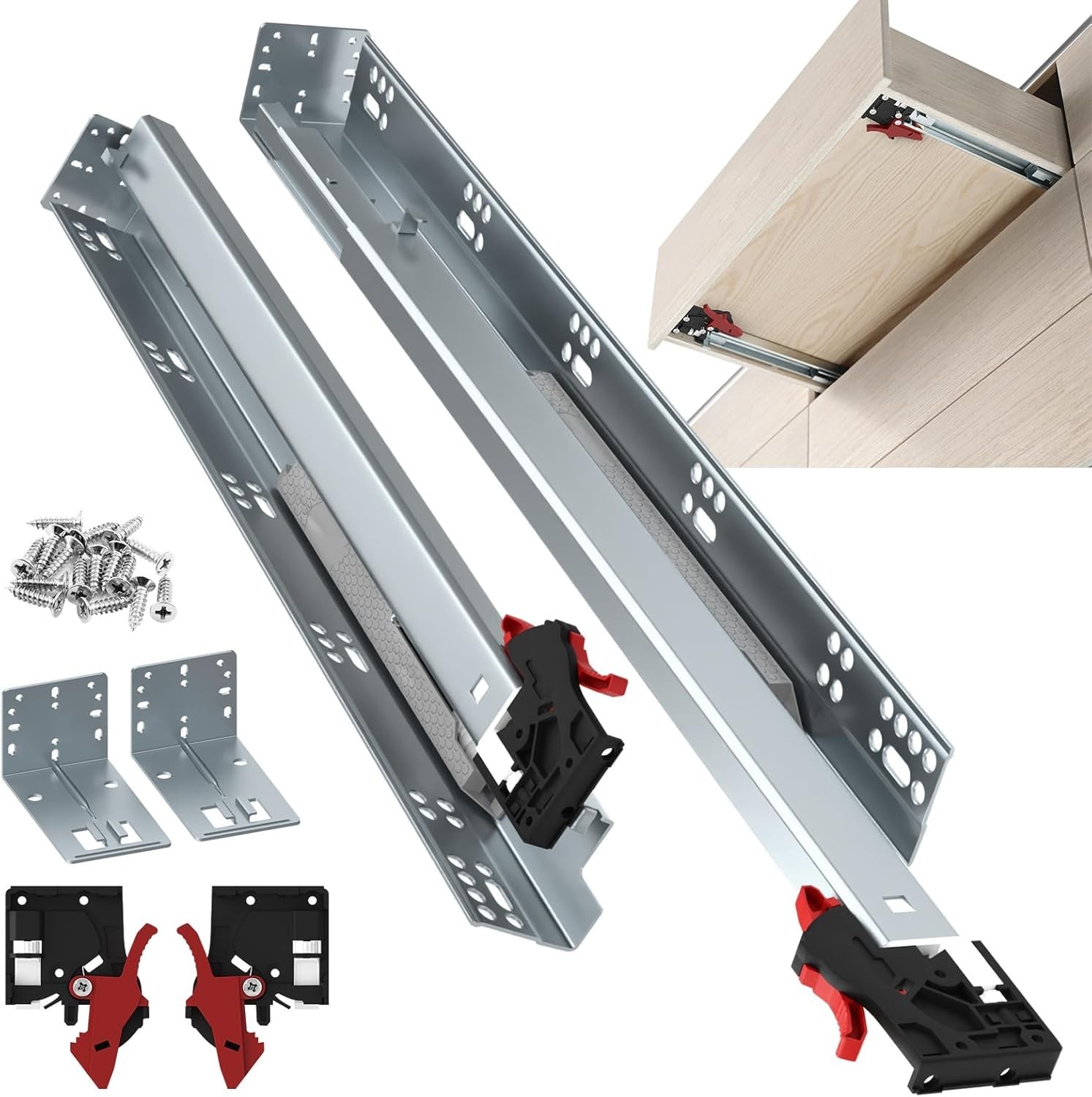 12 Inch 80 Lb Load Capacity Soft Close