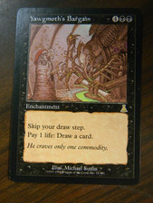 Yawgmoth's Bargain [Foil] Prices | Magic Urzas Destiny | Magic Cards