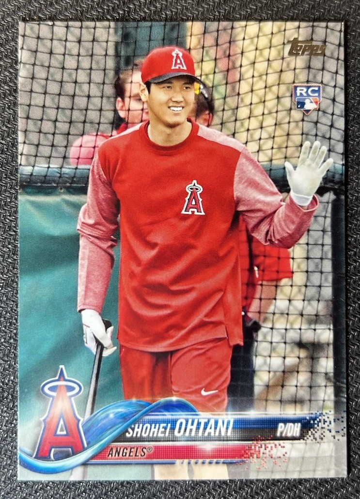 2018 Topps Series 2 Shohei Ohtani Batting Cage SP #700 Rookie Card