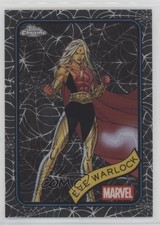 2025 Topps Chrome Marvel Comics Spider Web Refractor /399 Eve Warlock #192 0cq4