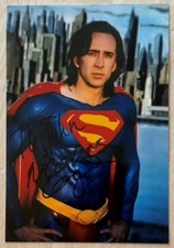 NICOLAS CAGE, 100% AUTHENTIC AUTOGRAPHED PHOTO, LEGENDARY ACTOR, SUPERMAN !