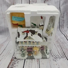 Hawthorne Village Santa and Mrs. Claus's Castle Rudolph Christmas Town 79050 COA