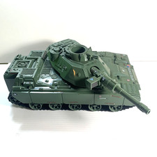 Vintage GI JOE 1982 MOBAT Motorized Battle Tank For Parts No Battery Cover, Gun