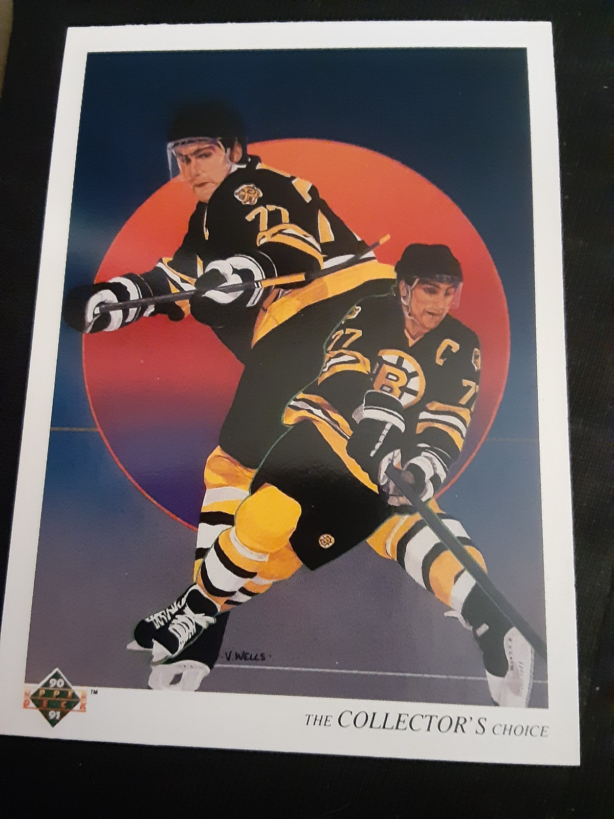 1990-91 Upper Deck - Team Checklist Ray Bourque #320