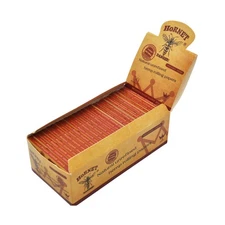 HORNET 1 1/4 Natural Brown Cigarette Tobacco Rolling Papers 50 Booklets/Box