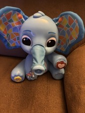 Fisher-Price Blue Interactive Light-Up Elephant Toy