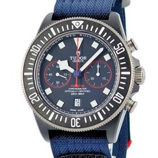 TUDOR Pelagos FXD Chrono 25807KN-0001 Men's Automatic 43mm Navy Watch #HD408