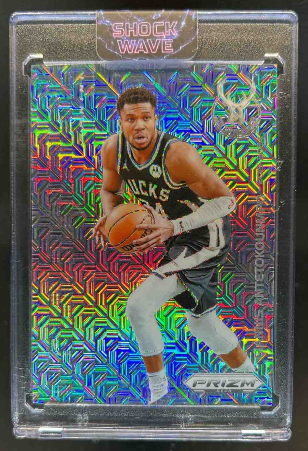 2023-24 Prizm Deca Giannis Antetokounmpo Decade Dominance Mojo #10/25 Bucks