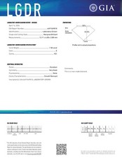 1.58 Cts Marquise Cut GIA Certified Lab Grown CVD Diamond E Color VS1 Clarity 758.86 per carat