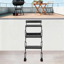 29.5" Ceiling Height Steel Attic Ladder Folding Retractable Pull-down Loft Stair