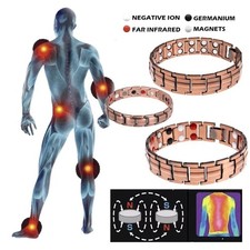 Pulsera magn tica de cobre puro para hombres y mujeres Energy Arthritis Pain Va