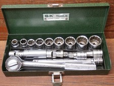 Vintage S-k Tools 38 Sae 15 Pc. Mixed Socket Set