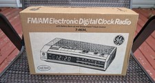 Vintage General Electric FM/Am Digital Clock Radio 7-4634 NOS Factory Sealed