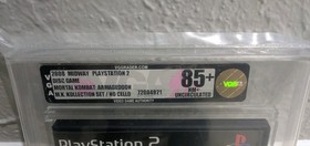 Mortal Kombat Armageddon PS2 Graded VGA 85+ NM+ CIB Uncirculated