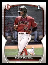 2023 Bowman Ruben Santana #BP-42 FBC Arizona Diamondbacks