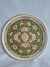 VTG Lambrou Bros Handmade Greece 24k Gold Plate Decorative Plate