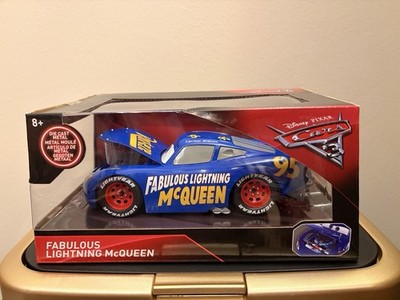 Disney Pixar Cars FABULOUS LIGHTNING MCQUEEN RARE 1/24 SCALE JADA DIECAST Cars 3
