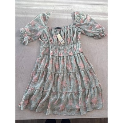 NWT Trixxi by Francescas Floral Dress Fairycore Cottagecore Girly 