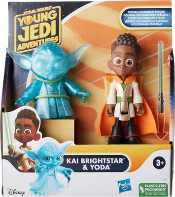 Hasbro Star Wars Young Jedi Adventures (4 )  Kai Brightstar & Yoda Neu/OVP