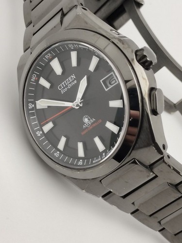 Citizen Attesa ATD53-2723 Édition Limitée Eco-Drive Titane Solaire Montre Hommes - Photo 7 sur 10