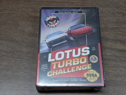 Lotus Turbo Challenge Complete (Sega Genesis, 1992) BRAND NEW FACTORY SEALED