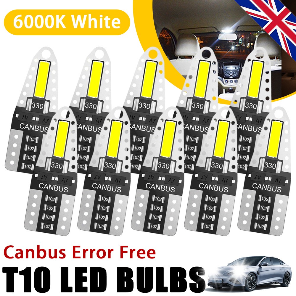 LED 501 Luce Laterale Lampadine Bianche Auto Senza Errori CANBUS Xenon W5w Sidelight Uk - Immagine 1