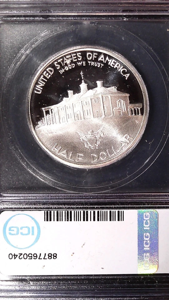 1982-S San Francisco George Washington Silver Half Dollar ICG PR69+ DCAM (240) - Image 2 of 4