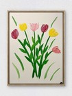 RiverRunArt Original Botanical 12x16 Acrylic Flower Wall Art Canvas Painting — photo 1