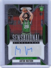 2024-25 Panini Prizm - Sensational Signatures Anton Watson #SS-AWC (AU, RC)
